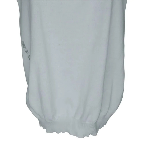 Only, White Knit Top, Crocheted Sleeves, M - Picture 6 of 9